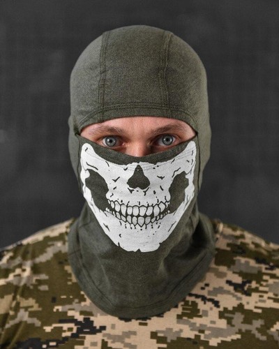 Sturmhaube tactical oil - tactical, skull