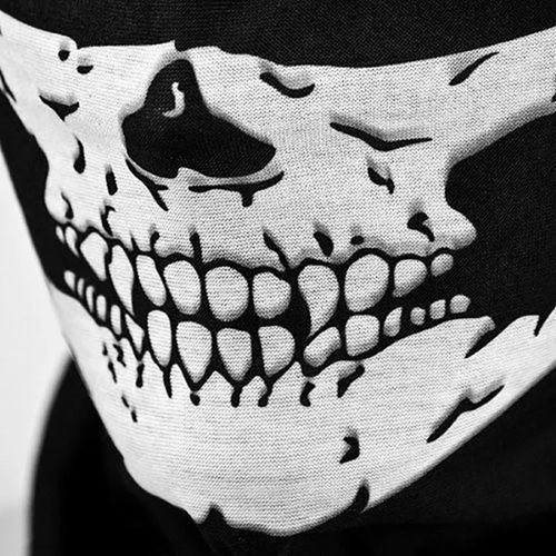 Bandana army biker skull - ✅,