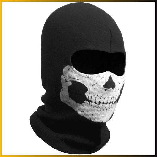 Ghost skull maske sturmhaube - skull,