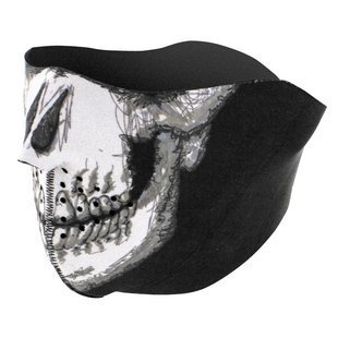Neopren motorrad halbgesicht - neopren,